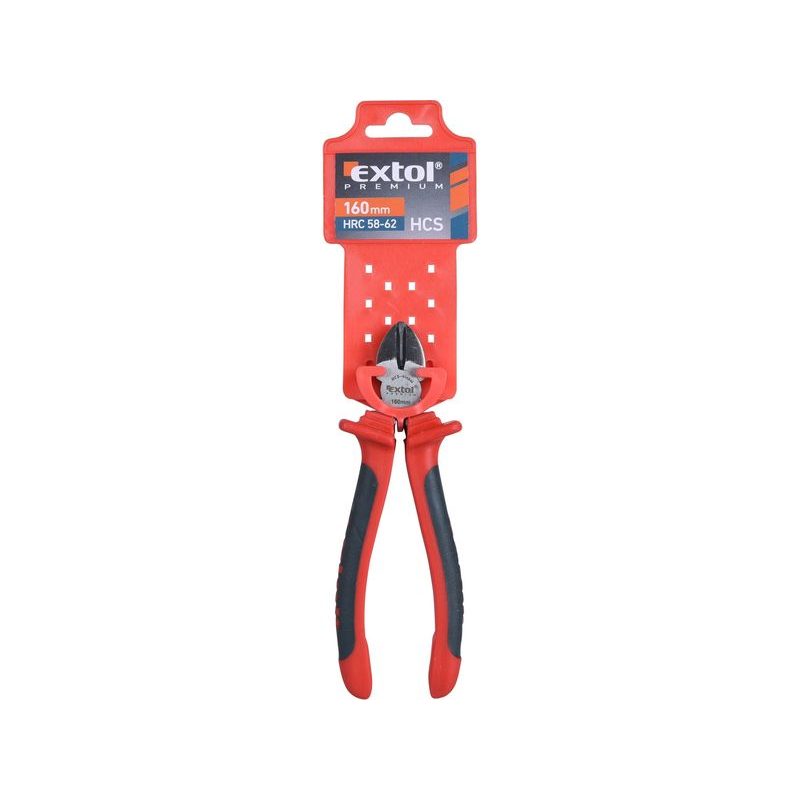 EXTOL PREMIUM KLEŠTĚ ŠTÍPACÍ BOČNÍ, 160MM, 8813138 - BOČNÍ ŠTÍPACÍ KLEŠTĚ - RUČNÍ NÁŘADÍ