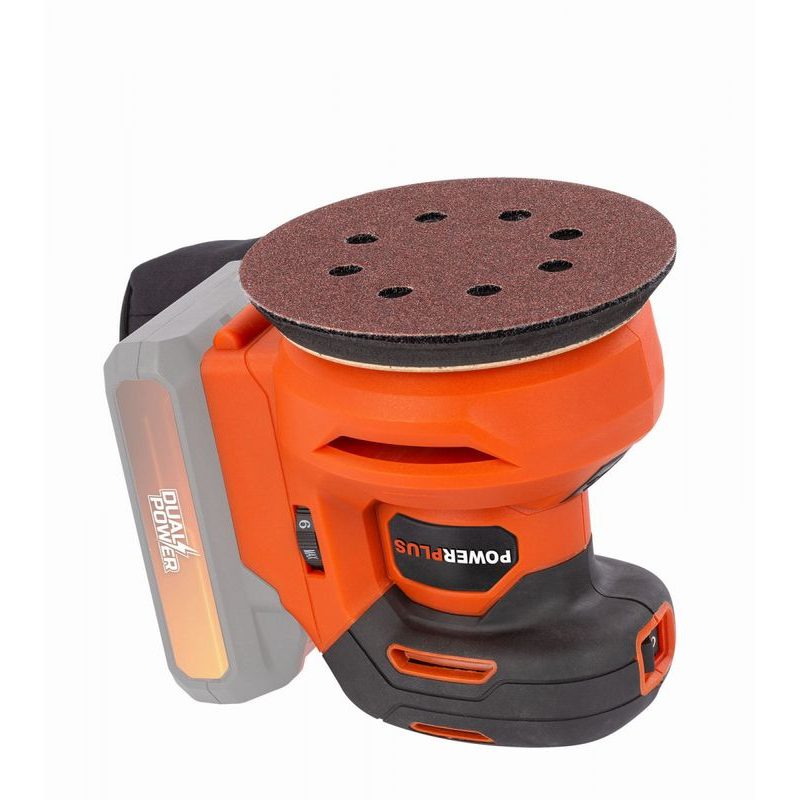 POWERPLUS POWDP50400 AKU EXCENTRICKÁ BRUSKA 20V (BEZ AKU) - AKU EXCENTRICKÉ BRUSKY - AKU NÁŘADÍ