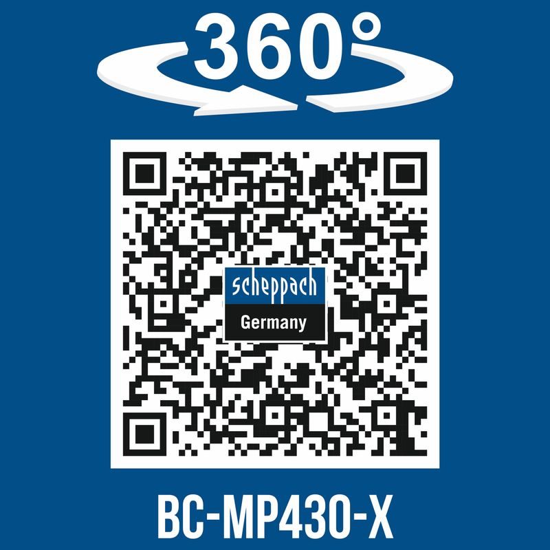 SCHEPPACH BC-MP430-X-SET XL2 2X20 V IXES AKU SEKAČKA 4V1 S BEZUHLÍKOVÝM MOTOREM + 2X 4AH BATERIE + DUÁLNÍ NABÍJEČKA 4,5 A - AKUMULÁTOROVÉ SEKAČKY - ZAHRADA