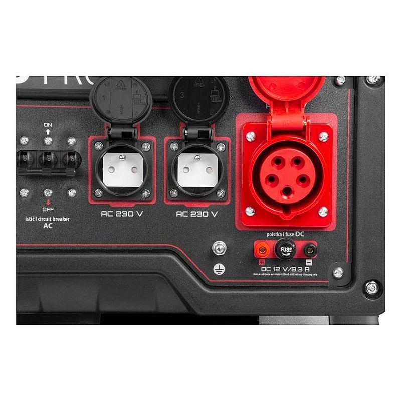 ELEKTROCENTRÁLA KM8000-A, 6,5/6,0KW, BENZÍNOVÁ, S ELEKTR. STARTOVÁNÍM - GENERÁTOR - TŘÍFÁZOVÉ ELEKTROCENTRÁLY - ELEKTROCENTRÁLY