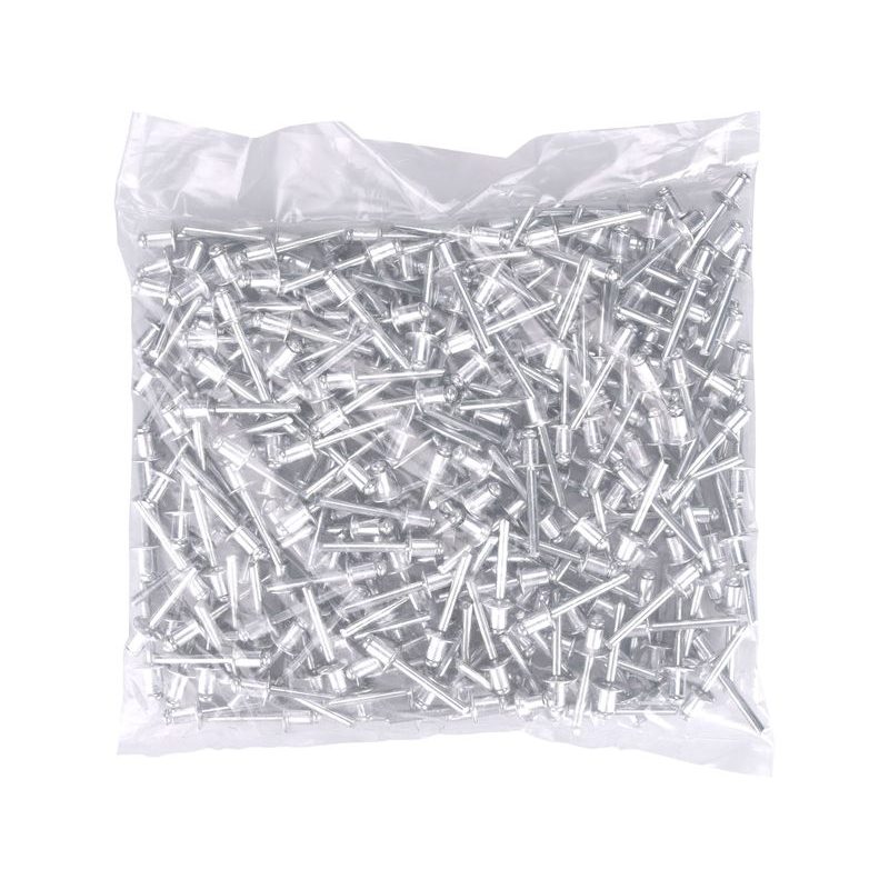 EXTOL PREMIUM NÝTY TRHACÍ HLINÍKOVÉ SADA 250KS, O 6,4X8MM PLOCHÁ HLAVA, 8813872 - PRO NÝTOVAČKY - PŘÍSLUŠENSTVÍ