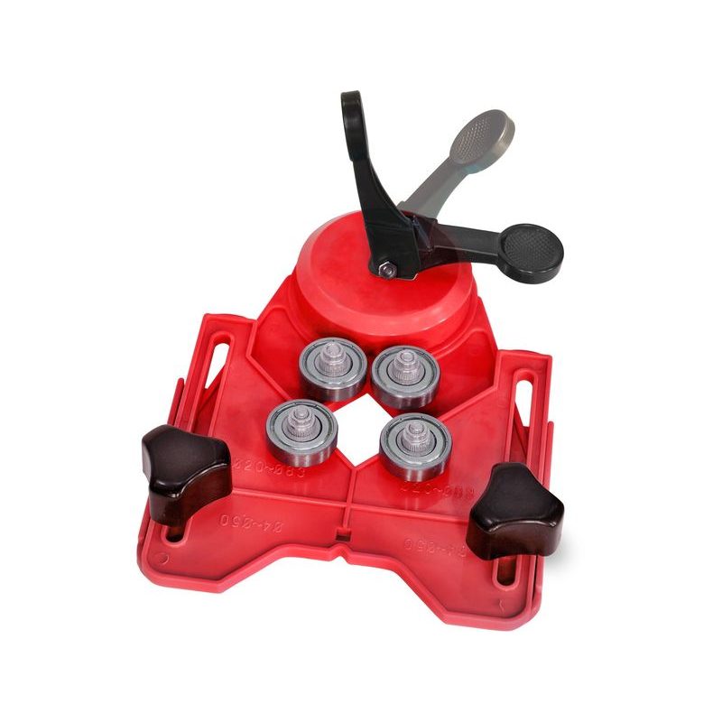 EXTOL PREMIUM VODÍCÍ ŠABLONA NA KORUNKY A VRTÁKY, PRAC. ROZSAH ⌀4-83MM, 8801974 - VRTÁKY DO SKLA A KERAMIKY - PŘÍSLUŠENSTVÍ