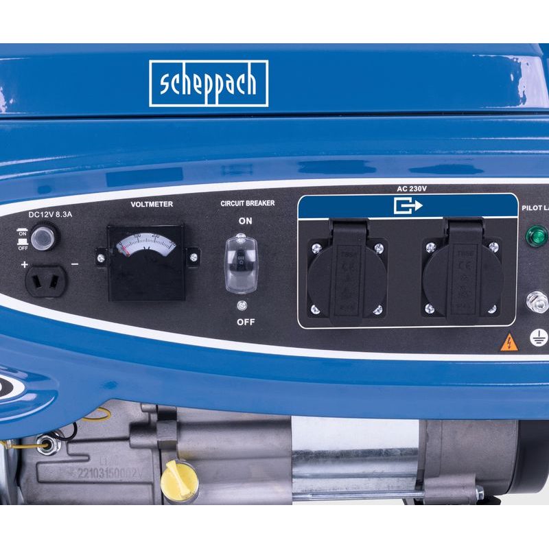 SCHEPPACH SG 2700 RÁMOVÁ ELEKTROCENTRÁLA 2200W S AVR REGULACÍ - JEDNOFÁZOVÉ CENTRÁLY - ELEKTROCENTRÁLY