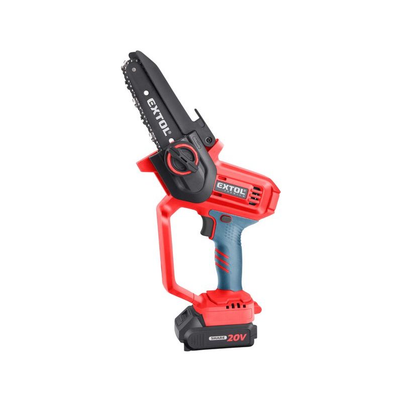 EXTOL PREMIUM PILA ŘETĚZOVÁ AKU JEDNORUČNÍ SHARE20V, 12CM, 20V LI-ION, 2AH, 8891922 - PROŘEZÁVACÍ PILY - ZAHRADA