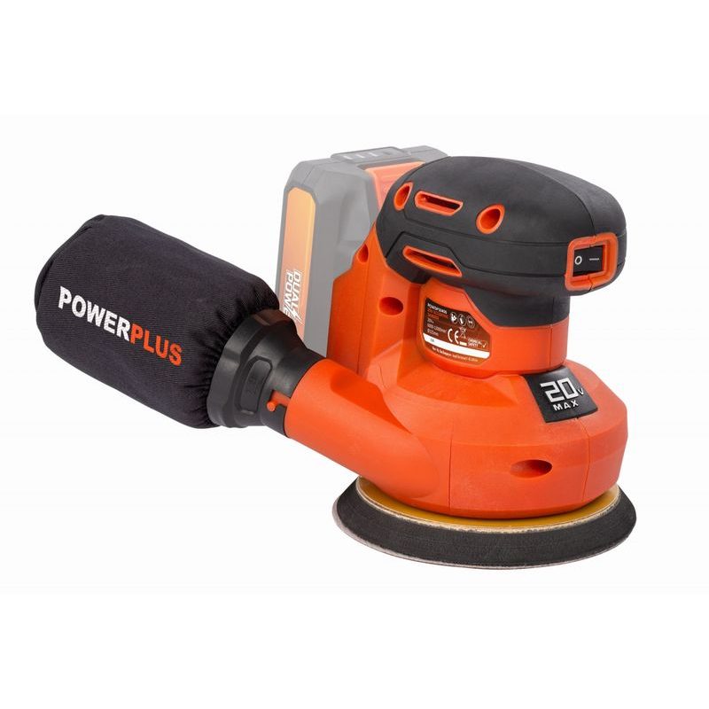 POWERPLUS POWDP50400 AKU EXCENTRICKÁ BRUSKA 20V (BEZ AKU) - AKU EXCENTRICKÉ BRUSKY - AKU NÁŘADÍ