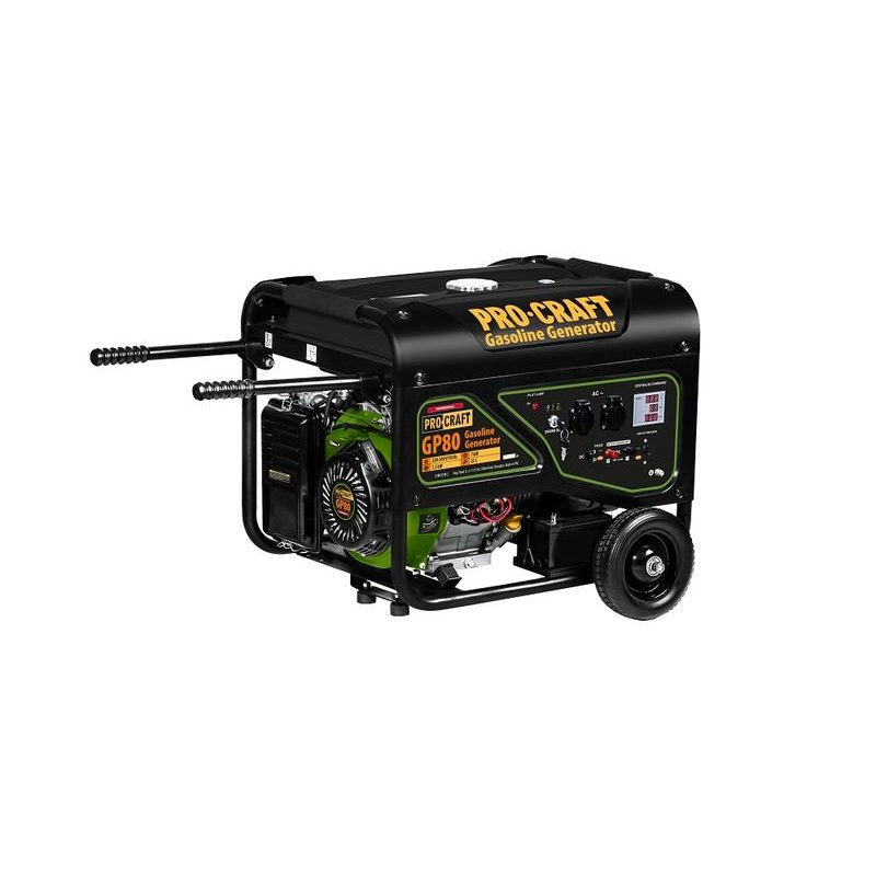 ELEKTROCENTRÁLA BENZÍNOVÁ MOD.GP80 | GP80 PROCRAFT - JEDNOFÁZOVÉ CENTRÁLY - ELEKTROCENTRÁLY