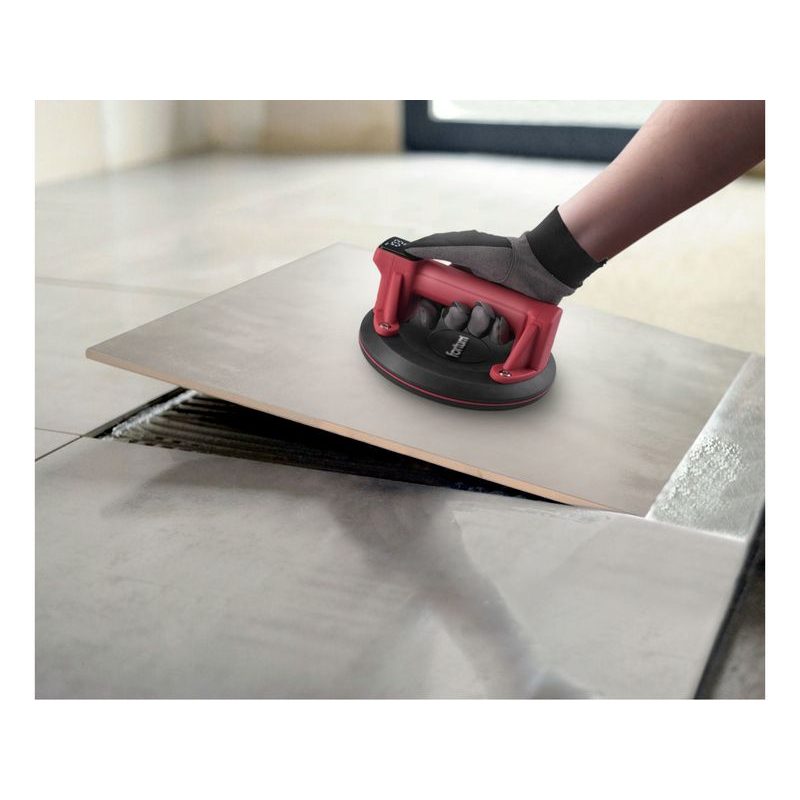 FORTUM PŘÍSAVKA AKU S AUTOMAT. UDRŽOVÁNÍM PODTLAKU, O 200MM/150KG, 4780872 - PŘÍSAVKY NA SKLO - DÍLNA A GARÁŽ