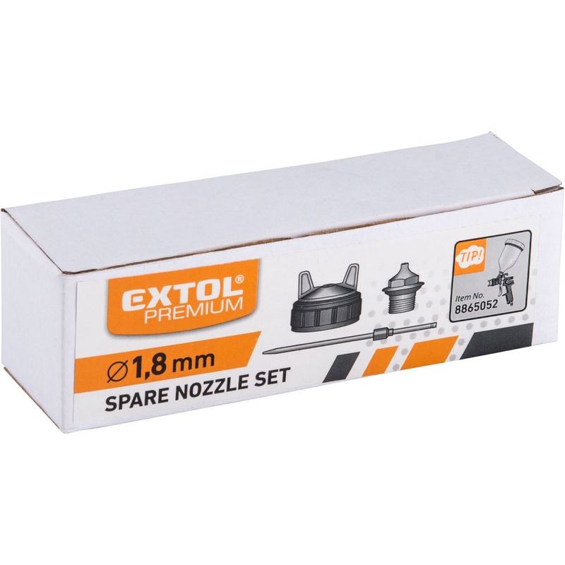 EXTOL PREMIUM TRYSKA NÁHRADNÍ, ⌀1,8MM, 8865052B - DÍLY KE STŘÍKACÍM PISTOLÁM - PNEU NÁŘADÍ
