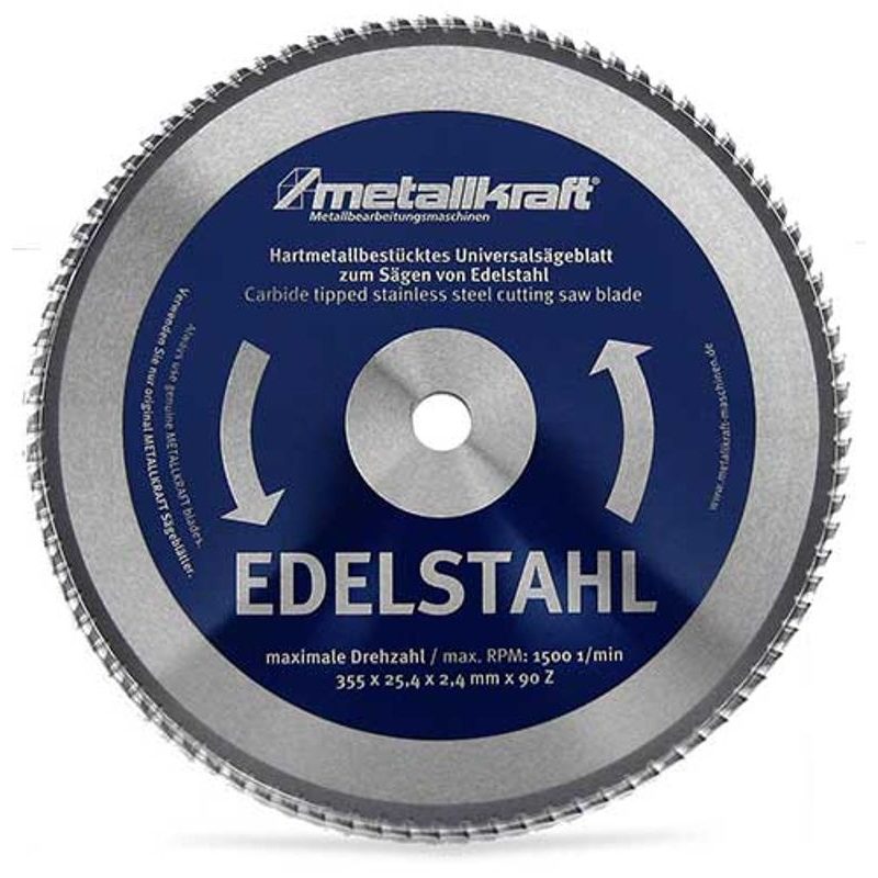 PILOVÝ KOTOUČ NA UŠLECHTILOU OCEL Ø 355 MM - PILOVÉ KOTOUČE - KOVOOBRÁBĚCÍ STROJE