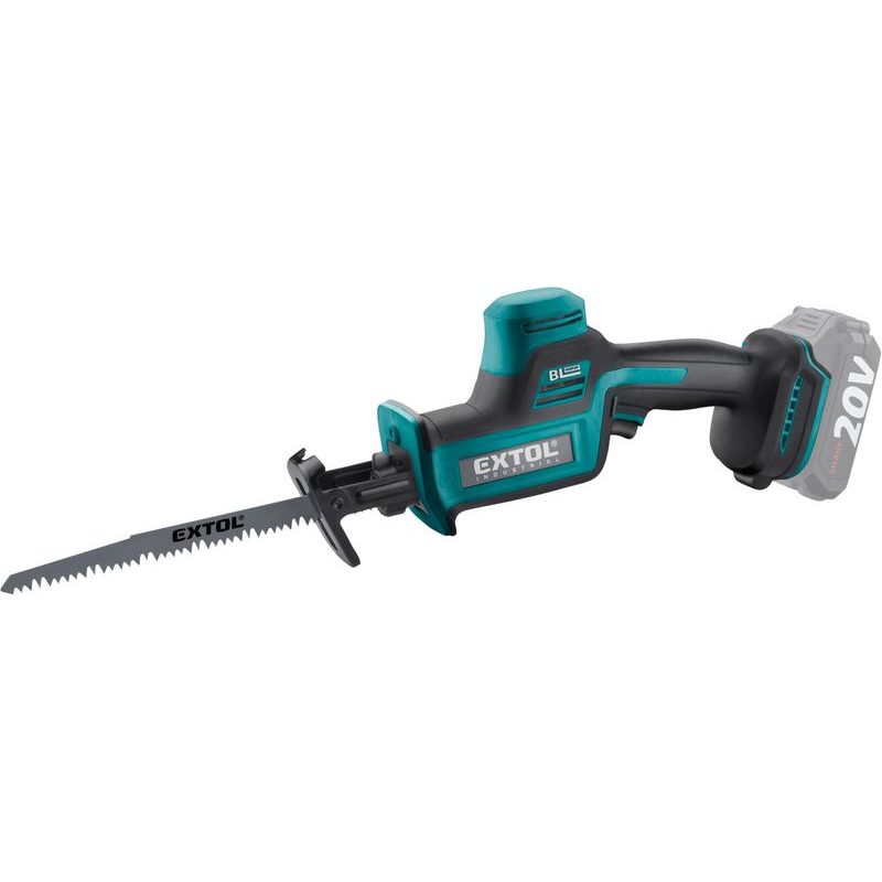 EXTOL INDUSTRIAL PILA OCASKA AKU SHARE20V, BRUSHLESS, BEZ BATERIE A NABÍJEČKY, 8791829 - AKU PILY OCASKY - AKU NÁŘADÍ