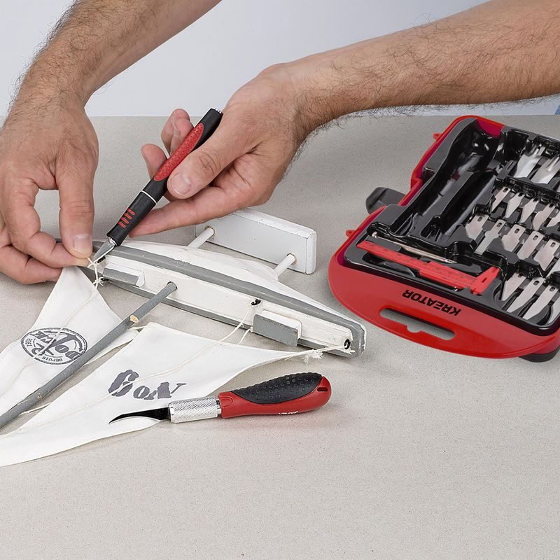 KREATOR KRTH23202 MODELÁŘSKÉ NOŽÍKY SADA 36KS - MODELÁŘSKÉ NOŽE - RUČNÍ NÁŘADÍ