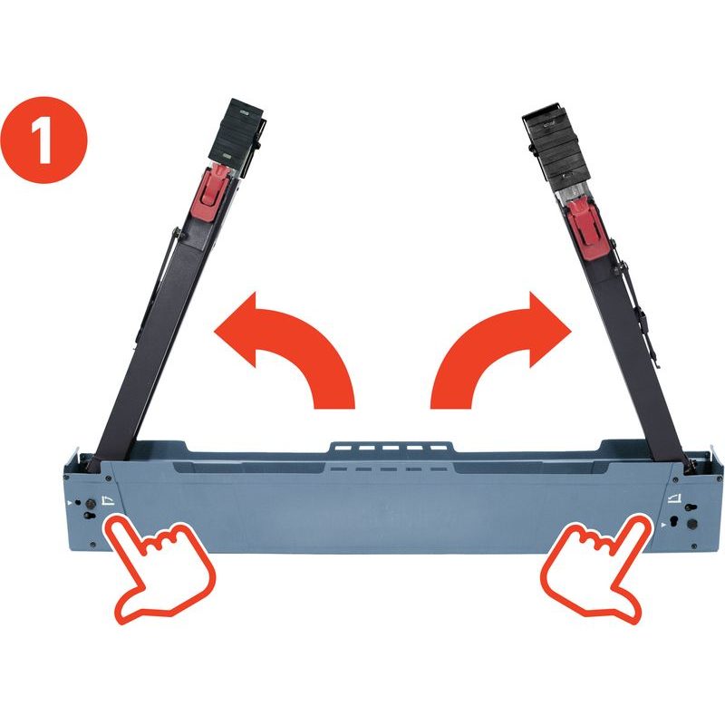 EXTOL PREMIUM KOZA STAVEBNÍ SKLÁDACÍ 1KUS, NOSNOST 550KG, VÝŠKA 60-85CM, 8859999 - PODPĚRY - DÍLNA A GARÁŽ
