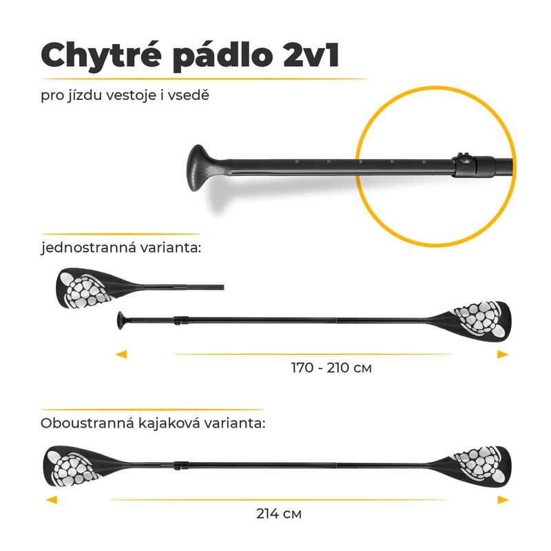 PADDLEBOARD SET PROCRAFT TRAVEL SUP350 | SUP350 PROCRAFT - DOPLŇKY A VYCHYTÁVKY - DŮM A DOMÁCNOST, ELEKTRO..