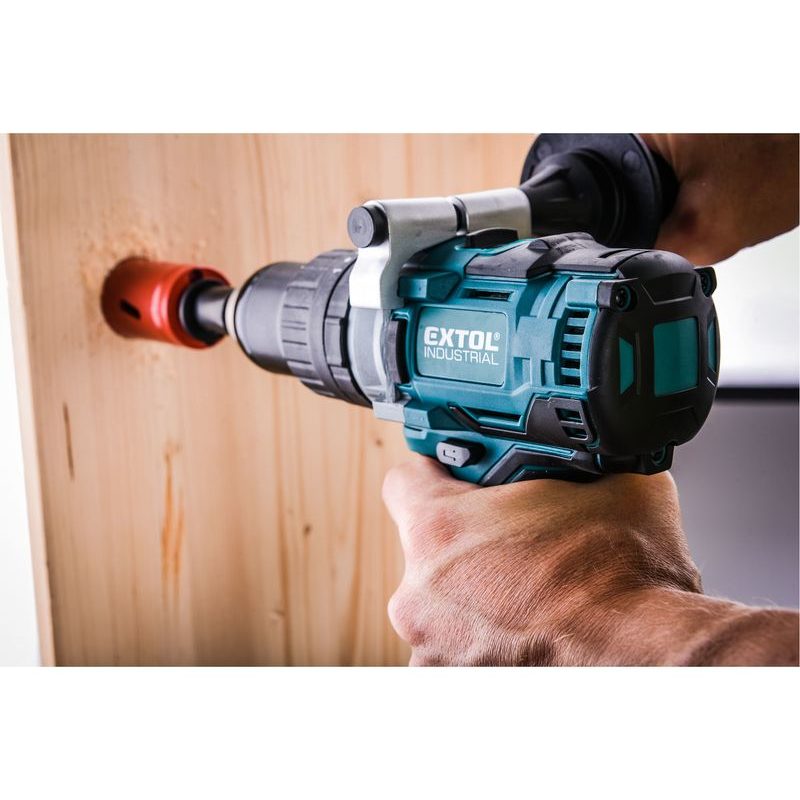 EXTOL INDUSTRIAL VRTACÍ ŠROUBOVÁK AKU S PŘÍKLEPEM SHARE20V, BRUSHLESS, 20V LI-ION, 2AH, 8791800 - PŘÍKLEPOVÝ ŠROUBOVÁK 18V - 20V - AKU NÁŘADÍ