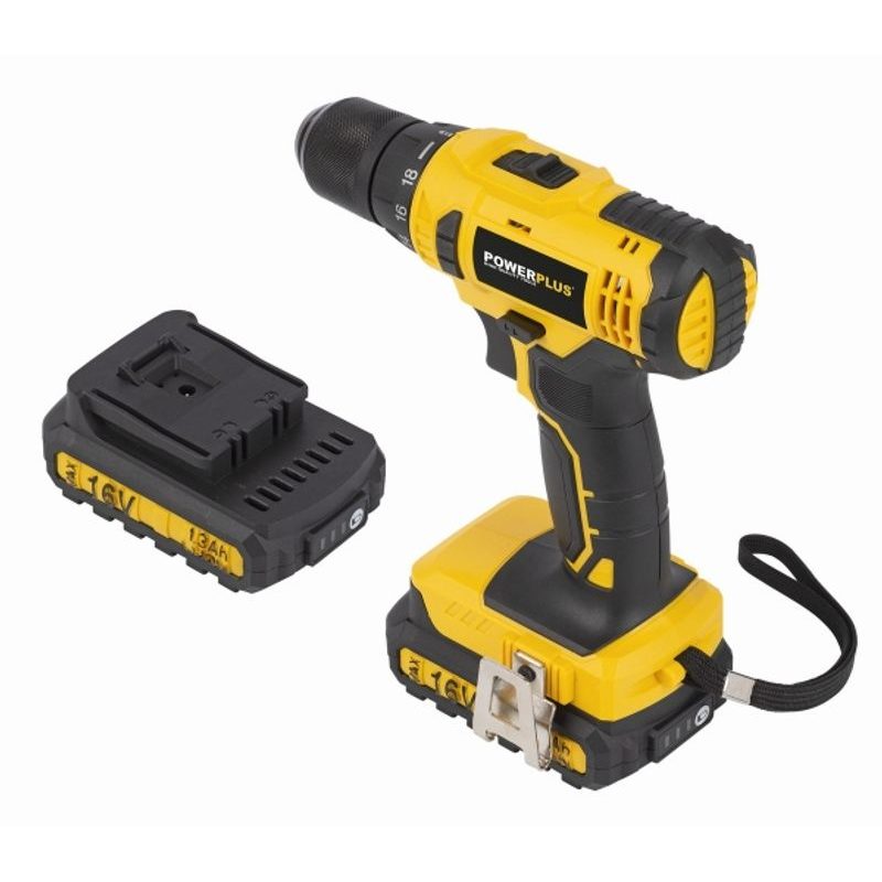 POWERPLUS POWX00425 AKU ŠROUBOVÁK / VRTAČKA 16V LI-ION 2BAT - AKU ŠROUBOVÁK 14,4 V - AKU NÁŘADÍ
