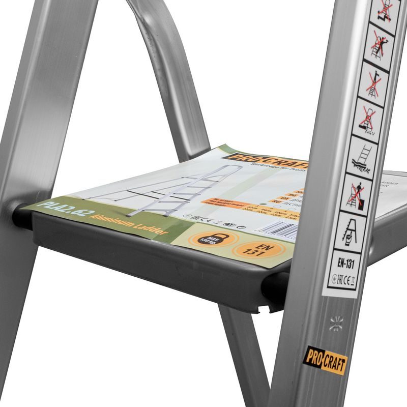 SCHŮDKY HLINÍKOVÉ JEDNOSTRANNÉ 3ST. PROCRAFT PLA2.62 | PLA2.62 PROCRAFT - ŽEBŘÍKY, SCHŮDKY, LEŠENÍ - DÍLNA A GARÁŽ