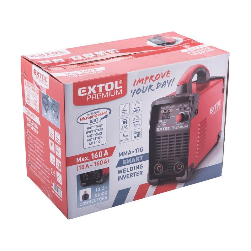 EXTOL PREMIUM INVERTOR SVAŘOVACÍ 160A, 8896025 - SVÁŘECÍ INVENTORY - ELEKTRICKÉ NÁŘADÍ