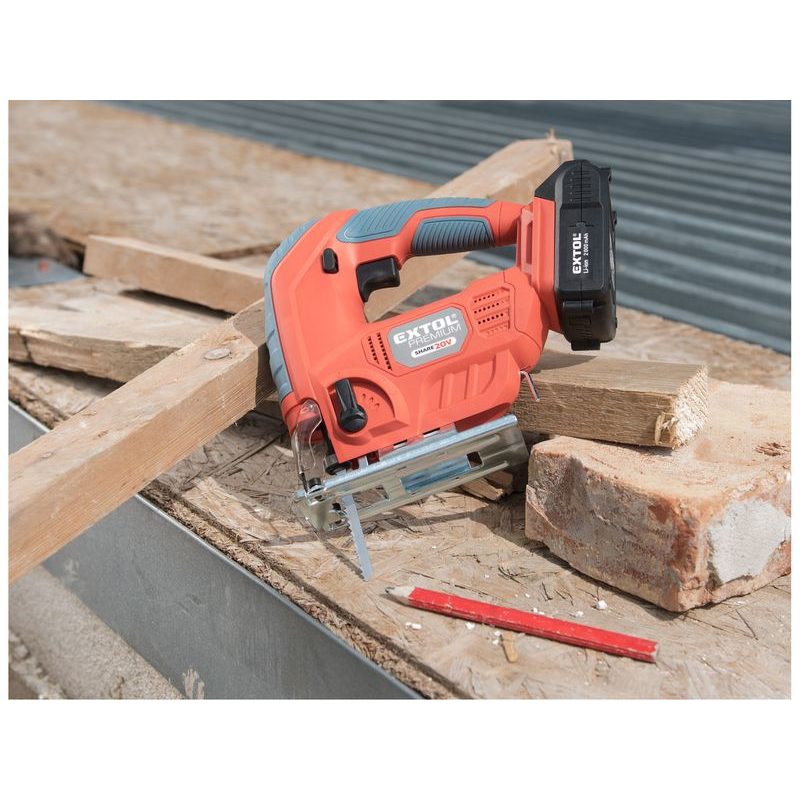 EXTOL PREMIUM PILA PŘÍMOČARÁ AKU SHARE20V, 20V LI-ION, 2AH, 8891824 - AKU PŘÍMOČARÉ PILY - AKU NÁŘADÍ