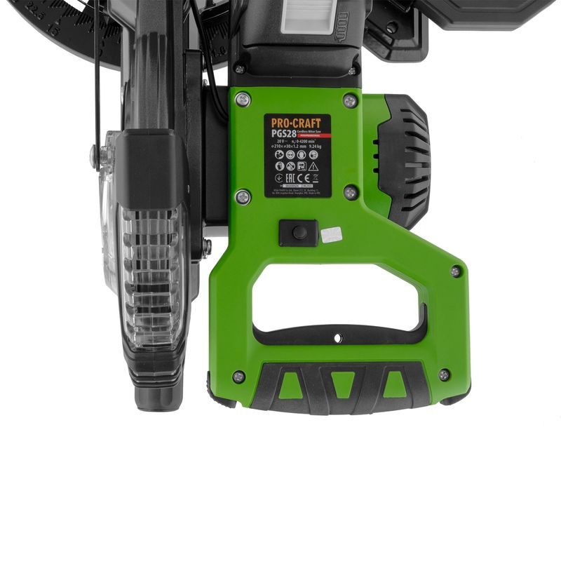 AKU POKOSOVÁ PILA S POJEZDEM PROCRAFT PGS28BB (BEZ BATERIE A NABÍJEČKY) | PGS28BB PROCRAFT - AKU POKOSOVÉ PILY (KAPOVACÍ) - AKU NÁŘADÍ
