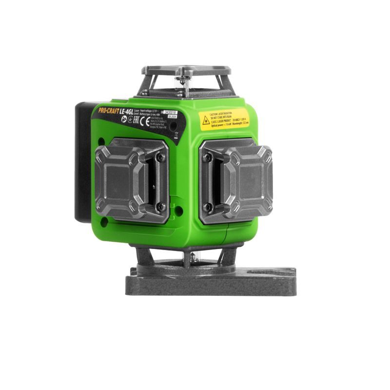 LASER ZELENÝ LINIOVÝ, KŘÍŽOVÝ SAMONIVELAČNÍ PROCRAFT LE-4GL | LE-4GL PROCRAFT - LINIOVÉ LASERY - MĚŘÍCÍ TECHNIKA