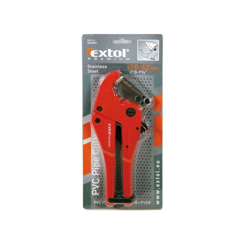NŮŽKY NA PLASTOVÉ TRUBKY, ∅0-42MM EXTOL PREMIUM - NŮŽKY NA PLASTOVÉ TRUBKY (PPR) - RUČNÍ NÁŘADÍ