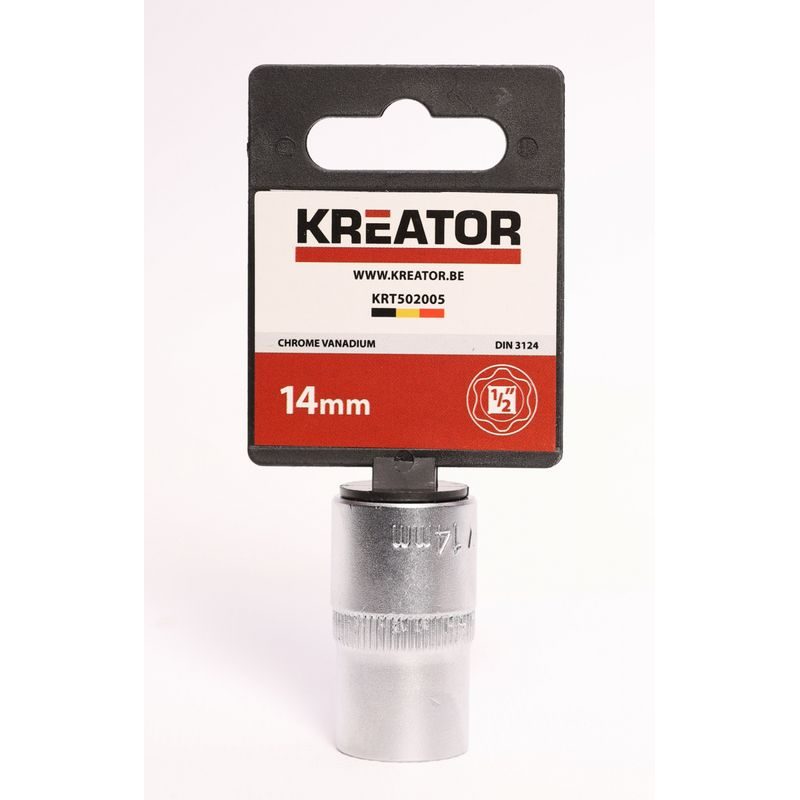KREATOR KRT502005 1/2" NÁSTRČNÁ HLAVICE (OŘECH) 14MM - NÁSTRČNÉ HLAVICE, OŘECHY - RUČNÍ NÁŘADÍ
