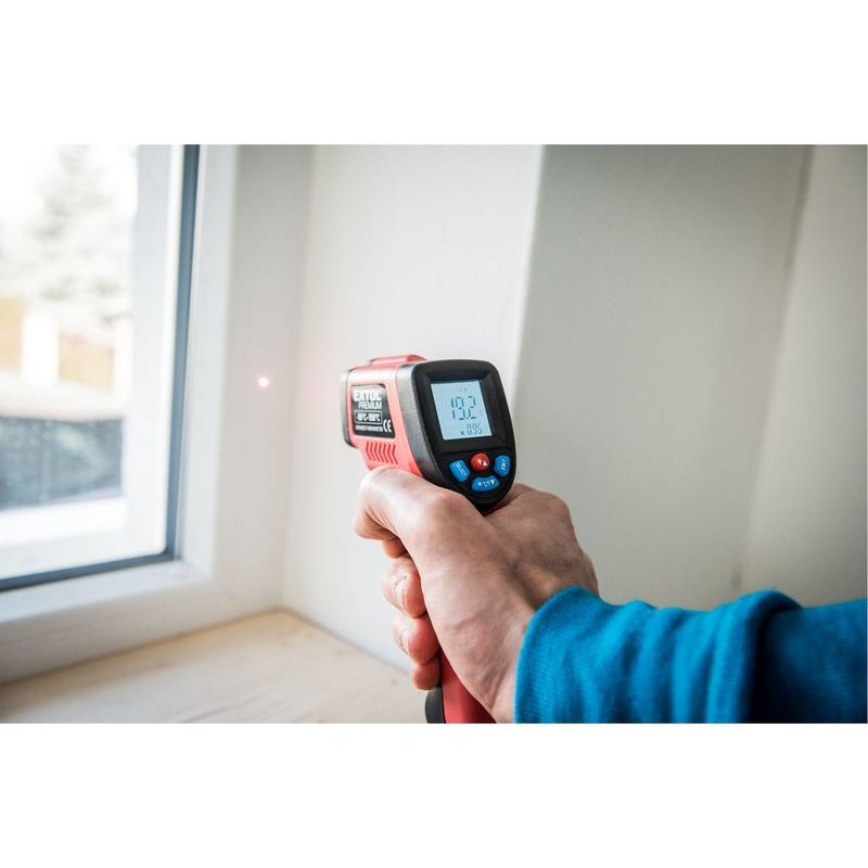 EXTOL PREMIUM TEPLOMĚR BEZKONTAKTNÍ IR PRŮMYSLOVÝ, 8831302 - MĚŘIČE TEPLOTY - MĚŘÍCÍ TECHNIKA