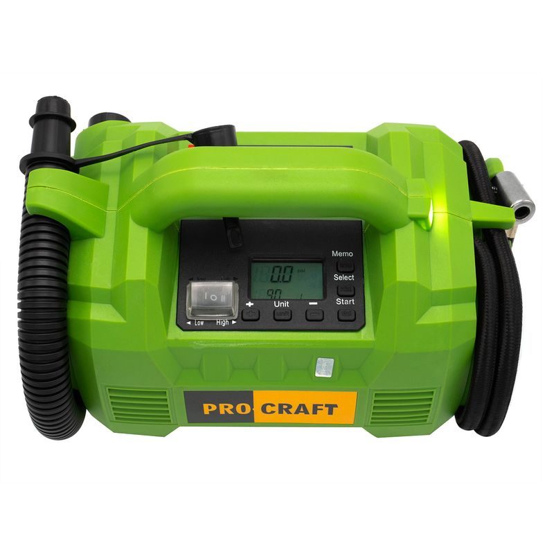 AKU KOMPRESOR S VYFUKOVACÍ PISTOLÍ LK30 PROCRAFT (BEZ BATERIE A NABÍJEČKY) | LK30 BB PROCRAFT - AKU KOMPRESORY - AKU NÁŘADÍ