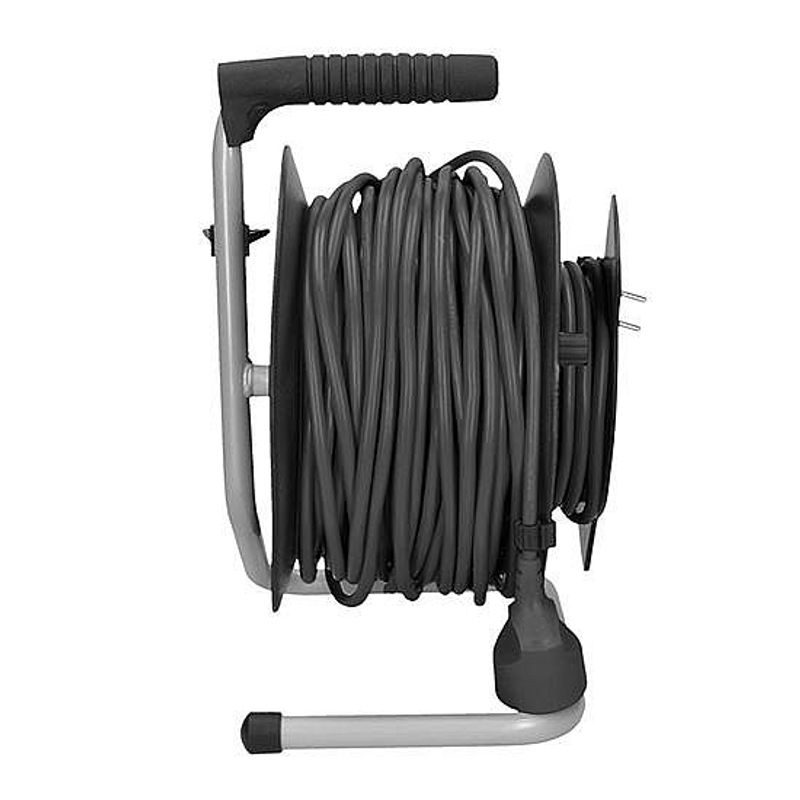 PRODLUŽOVACÍ PŘÍVOD 1Z - NA BUBNU, 3X1,5MM2, ČERNÝ, 50M - PRODLUŽOVACÍ KABELY - PŘÍSLUŠENSTVÍ