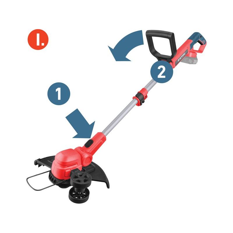 EXTOL PREMIUM SEKAČKA STRUNOVÁ AKU, SHARE20V, 30CM, BEZ BATERIE A NABÍJEČKY, 8891901 - AKUMULÁTOROVÉ VYŽÍNAČE - ZAHRADA