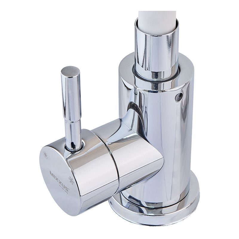 DŘEZOVÁ BATERIE, SUS-011 CHROME REFL.WHITE, BÍLÁ | SUS-011 CHROME REFL.WHITE PROCRAFT - DŘEZOVÉ BATERIE - SANITA