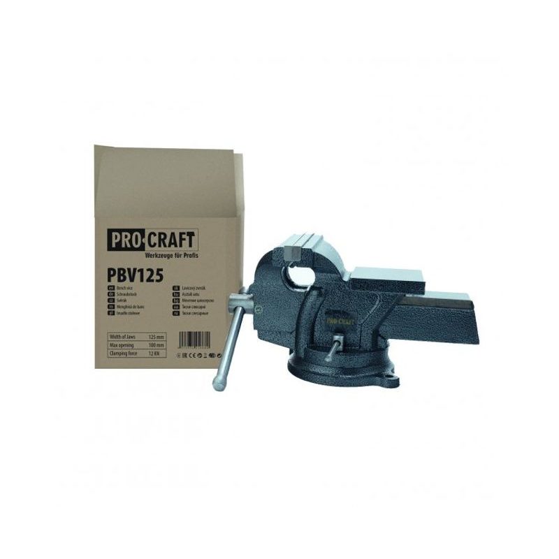 SVĚRÁK S KOVADLINOU PROCRAFT PBV125 | PBV125 PROCRAFT - SVĚRÁKY - DÍLNA A GARÁŽ