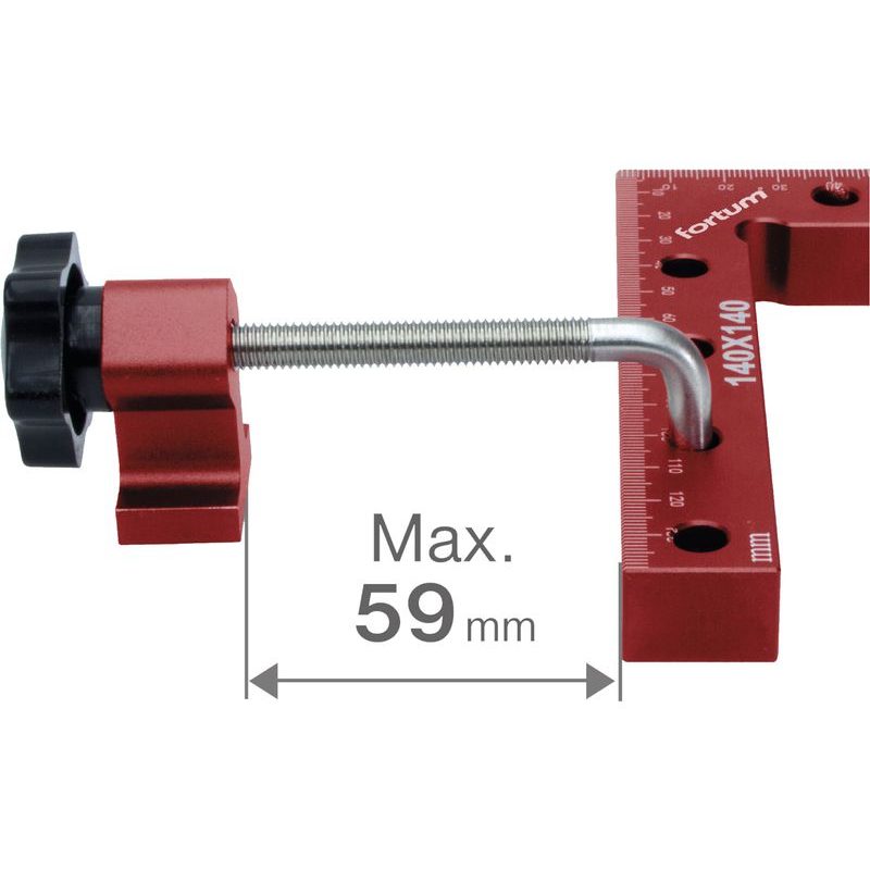 FORTUM L-SVORKY ROHOVÉ/90° SADA 2KS, 140X140MM, 4784120 - OSTATNÍ SVĚRKY - RUČNÍ NÁŘADÍ