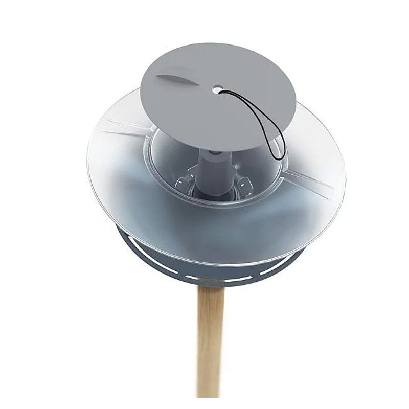 KRMÍTKO PRO PTÁKY BIRDYFEED ROUND ANTRACIT 29,4CM - PRO CHOVATELE - KRMIVA
