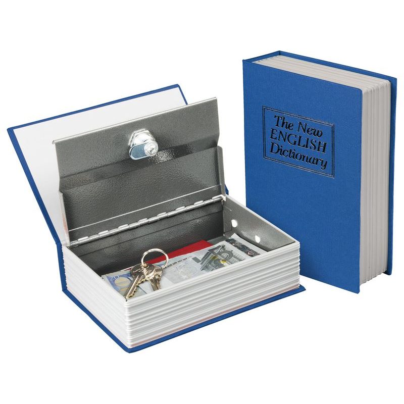 EXTOL CRAFT SCHRÁNKA BEZPEČNOSTNÍ - KNÍŽKA, 180×115×54MM, 99016 - TREZORY, ZAMYKACÍ SKŘÍŇKY - DÍLNA A GARÁŽ