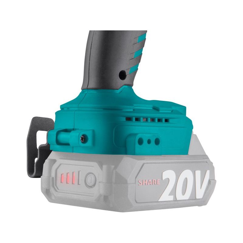 EXTOL INDUSTRIAL VRTACÍ ŠROUBOVÁK AKU S PŘÍKLEPEM SHARE20V, 70NM, BRUSHLESS, BEZ BATERIE A NABÍJEČKY, 8791805 - ŠROUBOVÁK BEZ AKU 18 V - AKU NÁŘADÍ