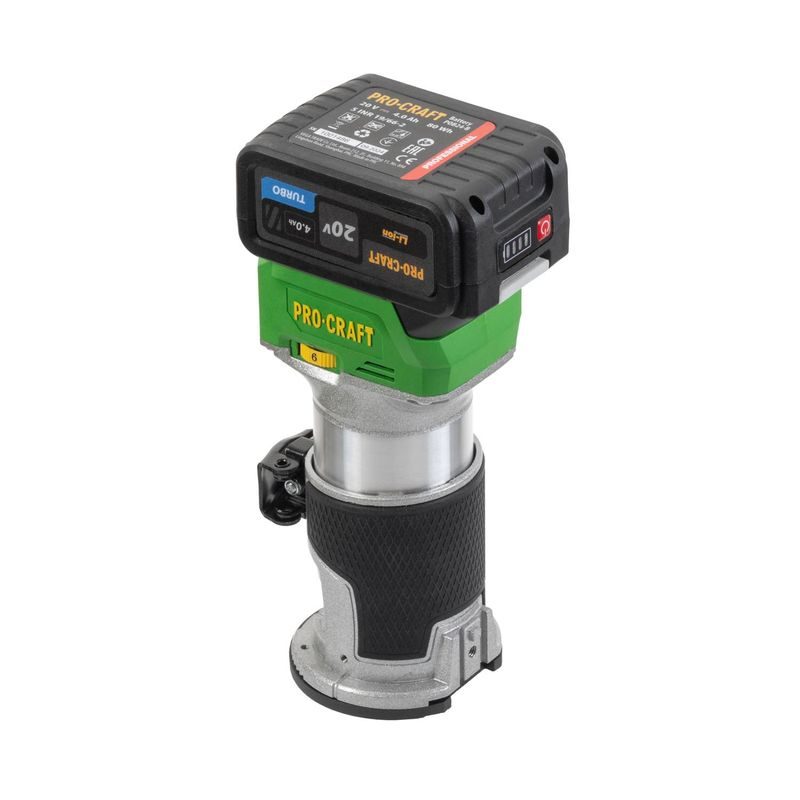 FRÉZKA HORNÍ PROCRAF POB24-1B-F S PŘÍSLUŠENSTVÍM 3V1 | POB24-1B-F PROCRAFT - AKU FRÉZKY - AKU NÁŘADÍ