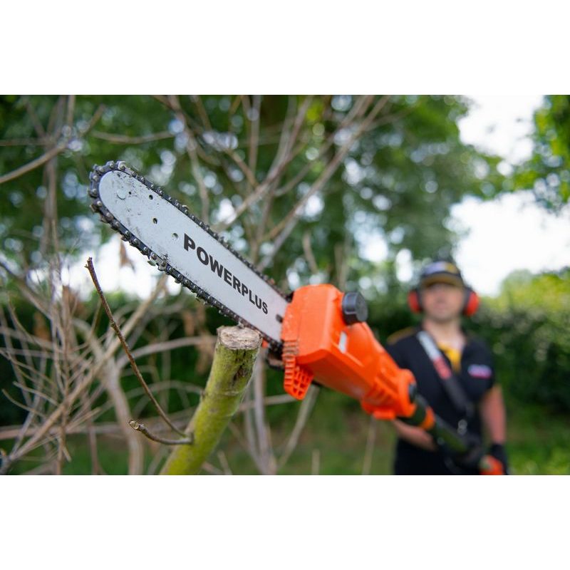 POWERPLUS POWDPG75385 AKU VYVĚTVOVACÍ PILA 40V LI-ION 250MM (BEZ BATERIE) - AKU ŘETĚZOVÉ PILY - ZAHRADA