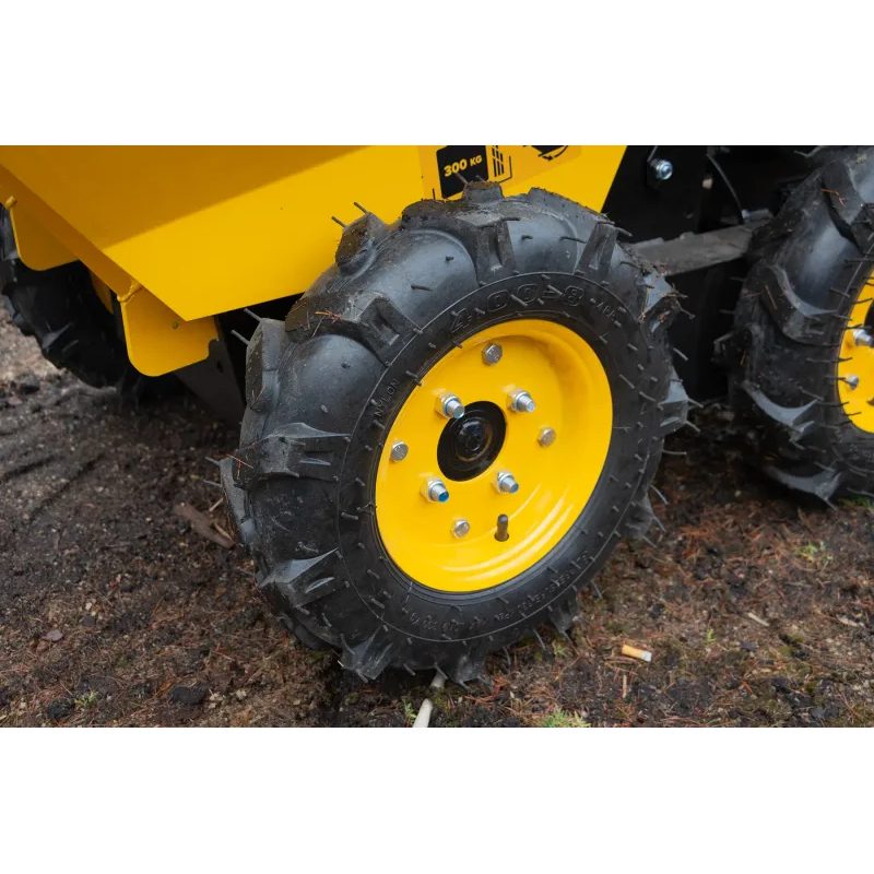 MOTOROVÝ DUMPER (PŘEPRAVNÍK) 4X4 | NOSNOST 400 KG/240 L | 196 CM3 - MOTOROVÉ A AKU VOZÍKY, KOLEČKA, MINIDUMPER - STAVEBNÍ TECHNIKA