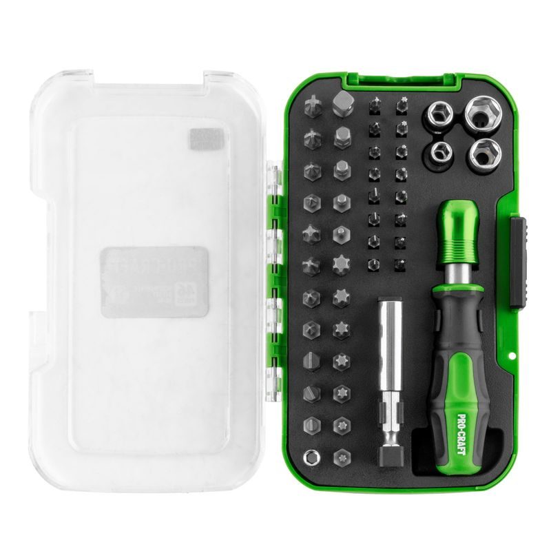 46DÍLNÁ SADA BITŮ PROCRAFT PRSS-46, S2 | SS-46 PROCRAFT - BITY ŠESTIHRAN 1/4" - PŘÍSLUŠENSTVÍ