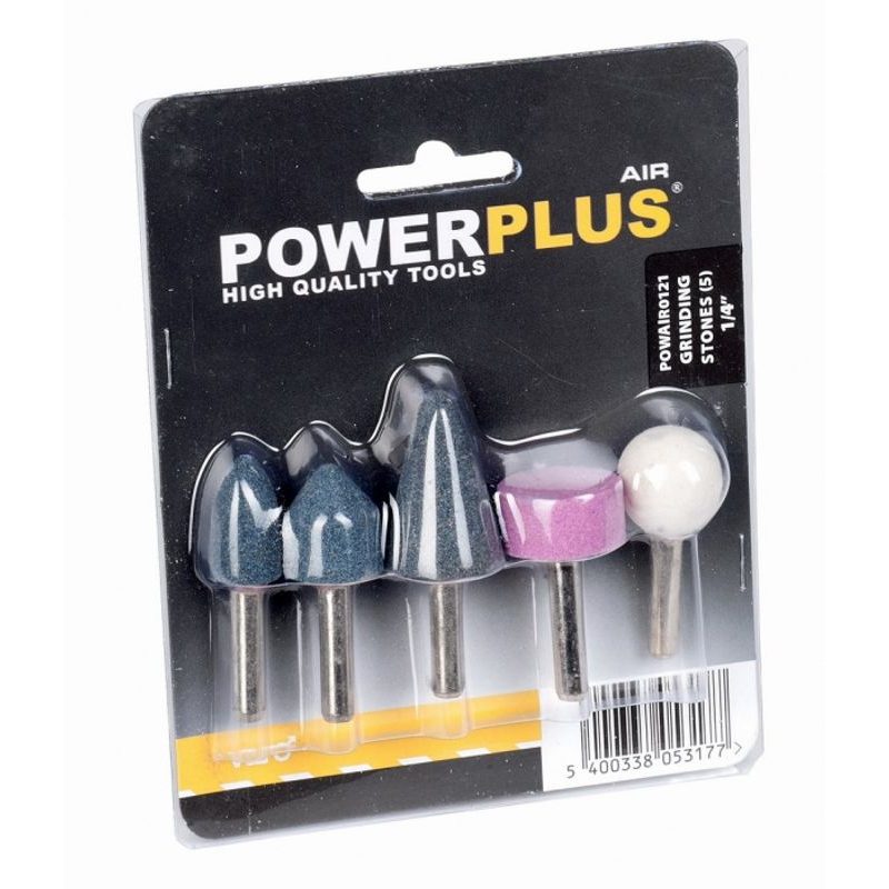 POWERPLUS POWAIR0121 5KS BRUSNÝCH TĚLÍSEK - K PŘÍMÝM BRUSKÁM - PŘÍSLUŠENSTVÍ