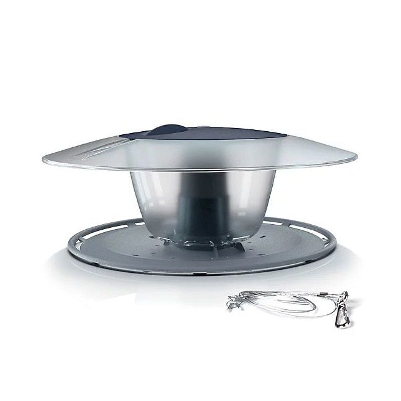 KRMÍTKO PRO PTÁKY BIRDYFEED ROUND ANTRACIT 29,4CM - PRO CHOVATELE - KRMIVA