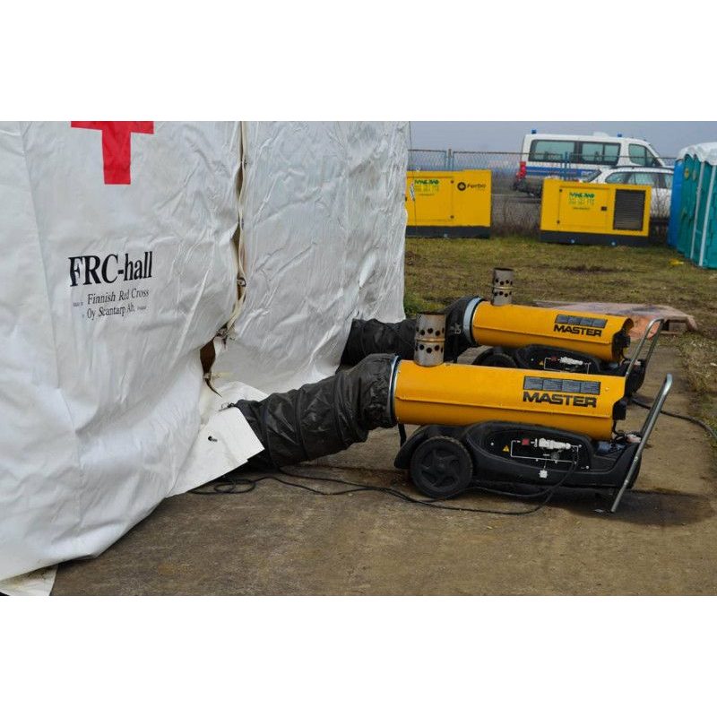 MASTER BV 77 E - MOBILNÍ NAFTOVÉ TOPIDLO S NEPŘÍMÝM SPALOVÁNÍM - TOPIDLA S NEPŘÍMÝM SPALOVÁNÍM - TOPIDLA, VYSOUŠEČE, ODVLHČOVAČE