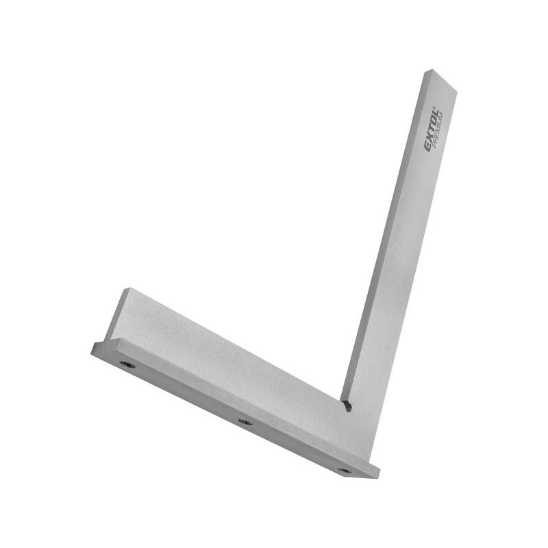 EXTOL PREMIUM ÚHELNÍK ZÁMEČNICKÝ S PŘÍLOŽNÍKEM, 250X160X5MM, OCELOVÝ, 8825130 - ÚHLOMĚRY - MĚŘÍCÍ TECHNIKA