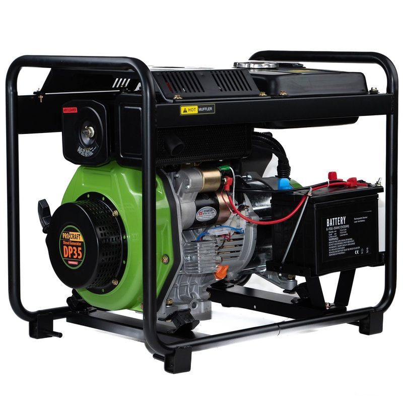 DIESELOVÁ ELEKTROCENTRÁLA PROCRAFT DP35 | DP35 PROCRAFT - JEDNOFÁZOVÉ CENTRÁLY - ELEKTROCENTRÁLY