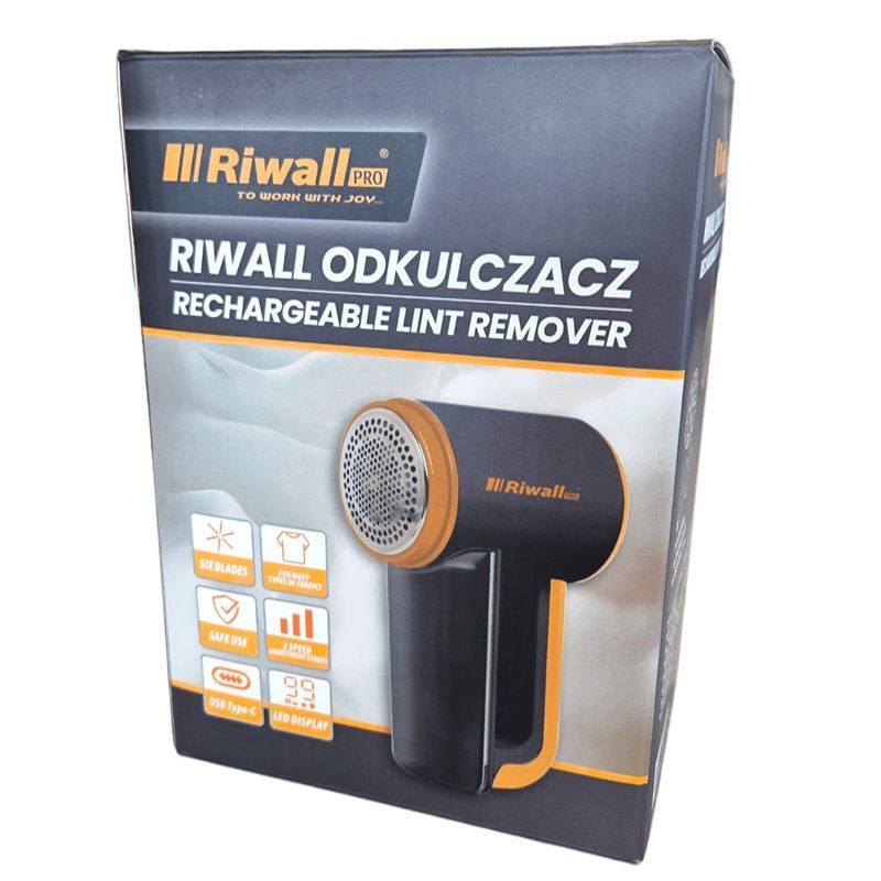 RIWALL HOME ODKULCZACZ DOBÍJECÍ ODSTRAŇOVAČ ŽMOLKŮ - ELEKTRO - DŮM A DOMÁCNOST, ELEKTRO..