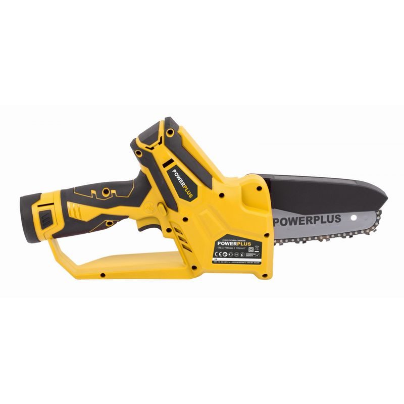 POWERPLUS POWXG1045 AKU JEDNORUČNÍ ŘETĚZOVÁ PILA 12V LI-ION 100MM 2BAT - AKU ŘETĚZOVÉ PILY - ZAHRADA