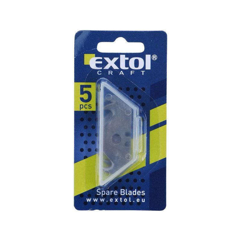 EXTOL CRAFT BŘITY DO NOŽE - HÁČEK 5KS, 9121 - NÁHRADNÍ BŘITY DO NOŽŮ - RUČNÍ NÁŘADÍ
