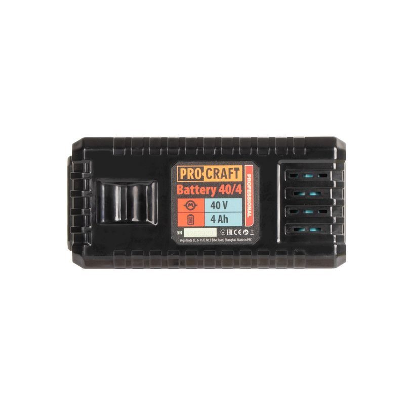 BATERIE AKUMULÁTOROVÁ 40V LI-ION, 4000MAH PROCRAFT 40/4 | 40/4 PROCRAFT - PŘÍSLUŠENSTVÍ PROCRAFT - NÁHRADNÍ DÍLY