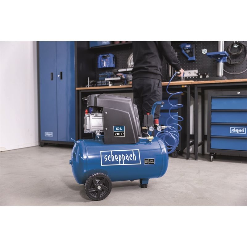 SCHEPPACH HC 65 OLEJOVÝ KOMPRESOR 50 L - OLEJOVÉ KOMPRESORY - PNEU NÁŘADÍ